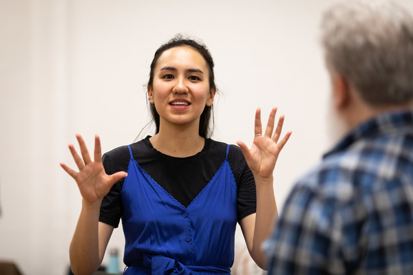 Photo Flash: In Rehearsal With John Malkovich and the Cast of BITTER WHEAT Image