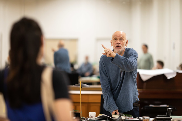 Photo Flash: In Rehearsal With John Malkovich and the Cast of BITTER WHEAT Image