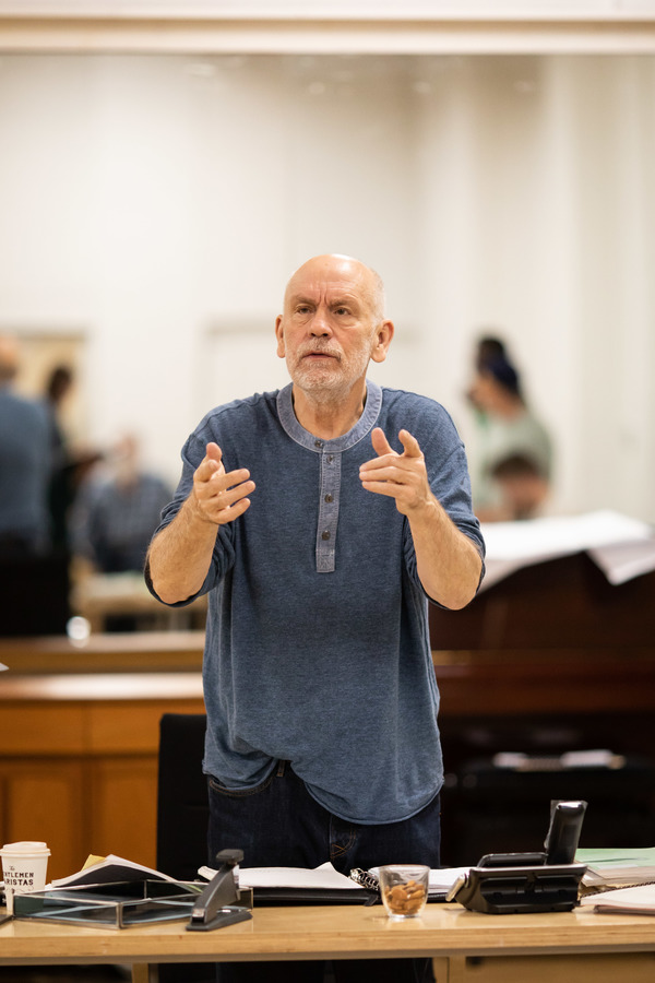 Photo Flash: In Rehearsal With John Malkovich and the Cast of BITTER WHEAT Image