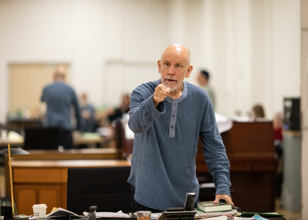 Photo Flash: In Rehearsal With John Malkovich and the Cast of BITTER WHEAT Image