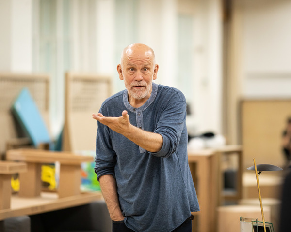 Photo Flash: In Rehearsal With John Malkovich and the Cast of BITTER WHEAT Image