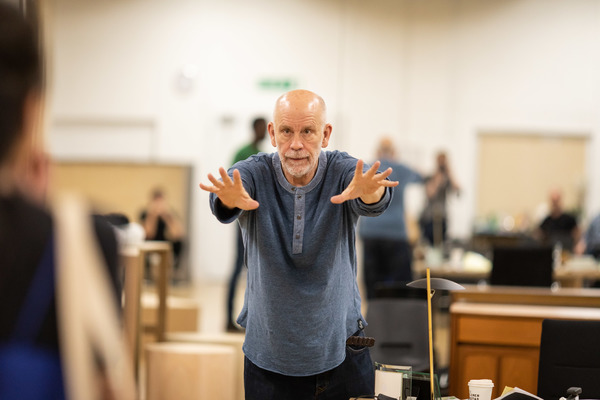 Photo Flash: In Rehearsal With John Malkovich and the Cast of BITTER WHEAT  Image