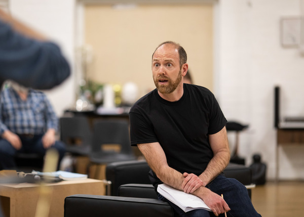 Photo Flash: In Rehearsal With John Malkovich and the Cast of BITTER WHEAT Image