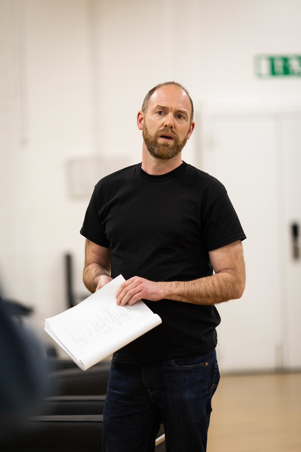 Photo Flash: In Rehearsal With John Malkovich and the Cast of BITTER WHEAT Image