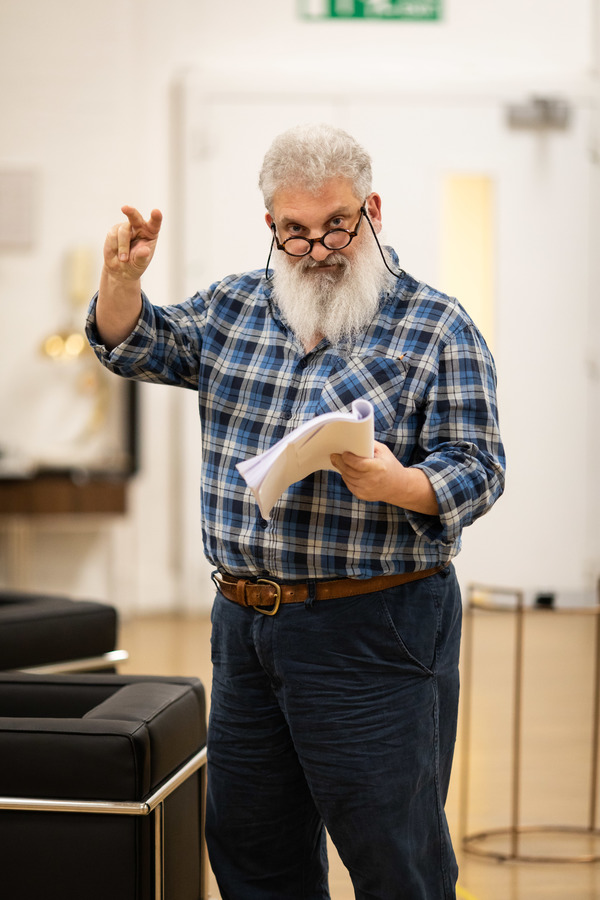 Photo Flash: In Rehearsal With John Malkovich and the Cast of BITTER WHEAT Image