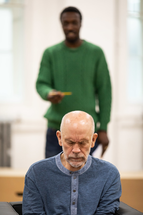 Photo Flash: In Rehearsal With John Malkovich and the Cast of BITTER WHEAT Image