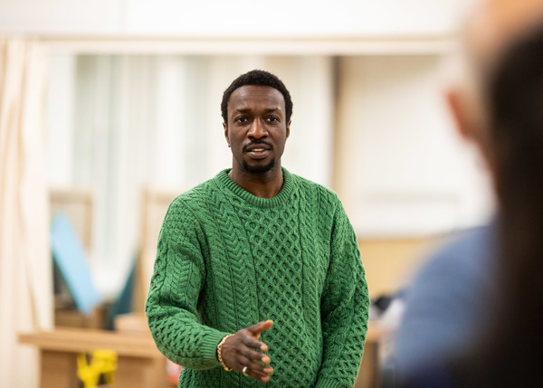 Photo Flash: In Rehearsal With John Malkovich and the Cast of BITTER WHEAT Image