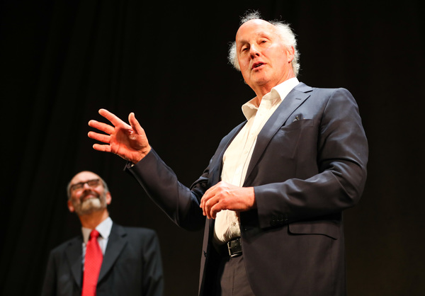 Peter Wilson (Producer), Robin Herford (Director) during the curtain call

 Photo