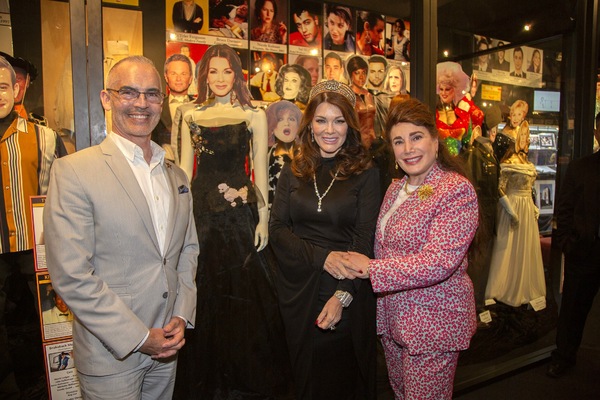 Mitch O'Farrell, Lisa Vanderpump and Donelle Dadigan with Exhibit Photo