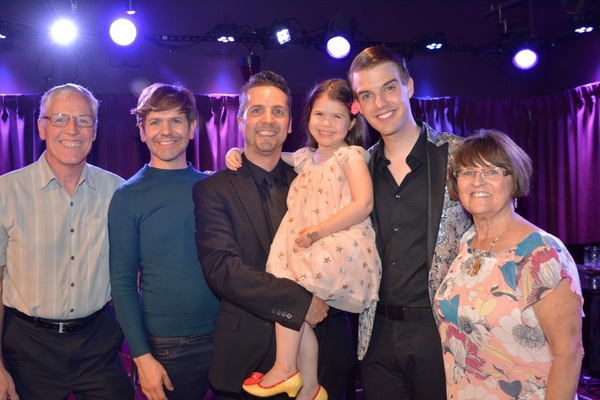 Mark William with Musical Director Arranger Clint Edwards  with his family.
Dad Cliff Photo
