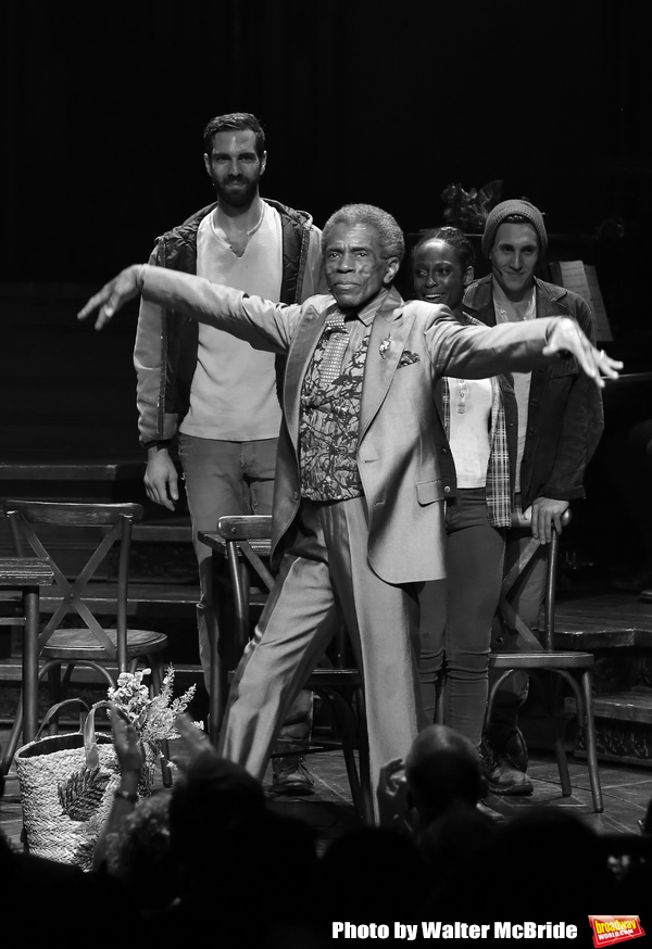 Andre De Shields during Broadway Opening Night Performance Curtain Call for 'Hadestow Photo