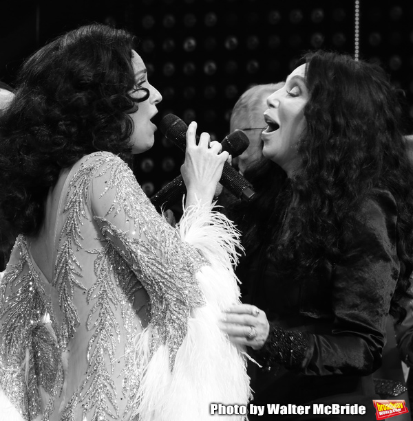 Stephanie J. Block and Cher during the Broadway Opening Night Curtain Call of 'The Ch Photo