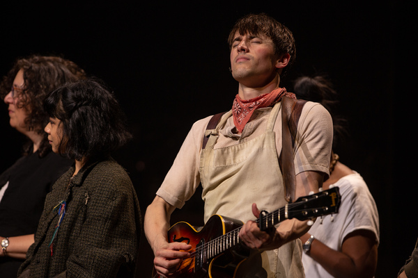 Reeve Carney and the Cast of HADESTOWN Photo