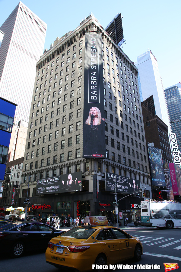 Up on the Marquee: Barbra Streisand at Madison Square Garden Image