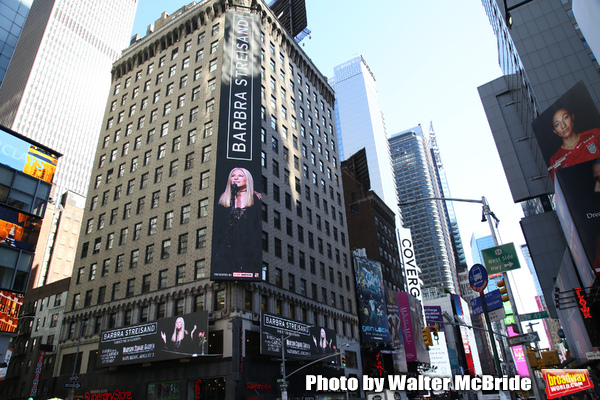 Up on the Marquee: Barbra Streisand at Madison Square Garden Image