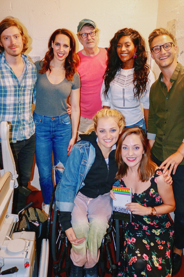 Photo Flash: Helen Hunt, Laura Osnes and More Visit OKLAHOMA! Image