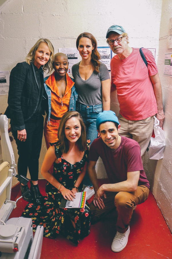 Photo Flash: Helen Hunt, Laura Osnes and More Visit OKLAHOMA! Image