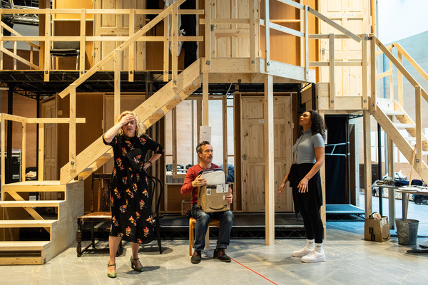 Photo Flash: Inside Rehearsal For NOISES OFF at Lyric Hammersmith Image