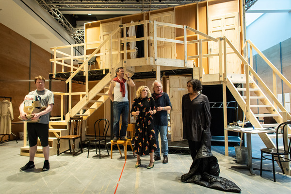 Photo Flash: Inside Rehearsal For NOISES OFF at Lyric Hammersmith Image
