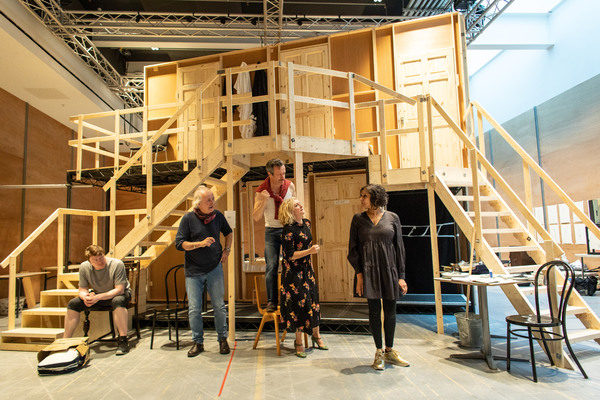 Photo Flash: Inside Rehearsal For NOISES OFF at Lyric Hammersmith 