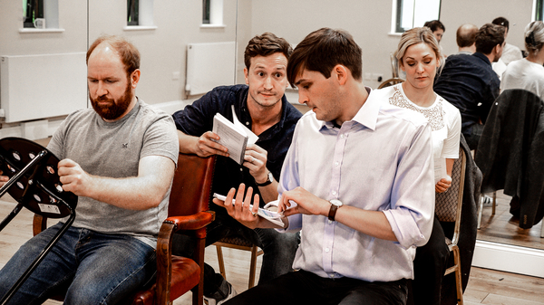 Photo Flash: Inside Rehearsal For THE 39 STEPS at The Barn Theatre Image