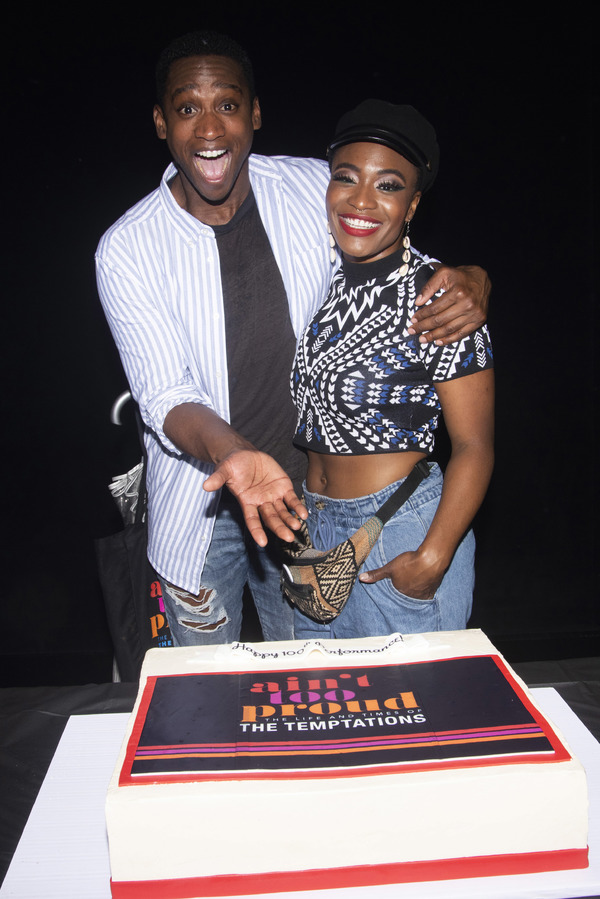 Photo Flash: AIN'T TOO PROUD Celebrates 100th Broadway Performance! Image