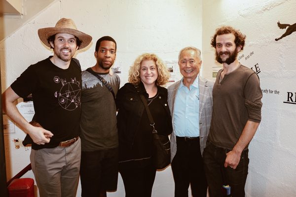 Photo Flash: George Takei Visits OKLAHOMA! Image