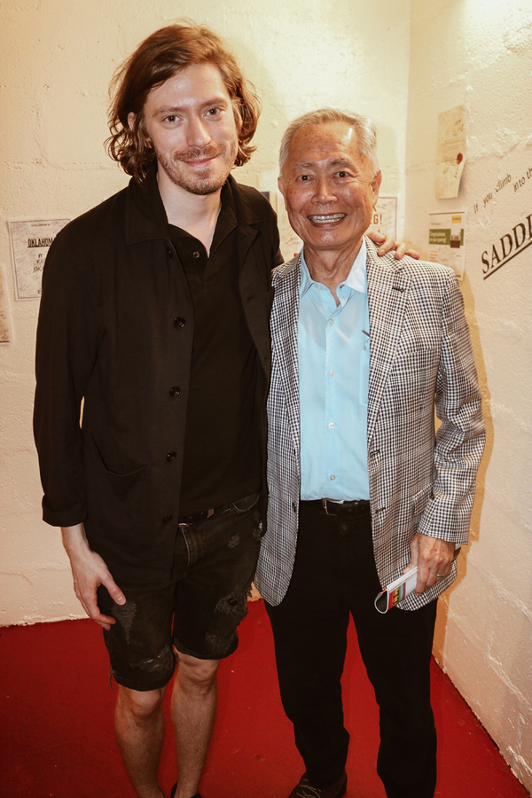 Photo Flash: George Takei Visits OKLAHOMA! Image