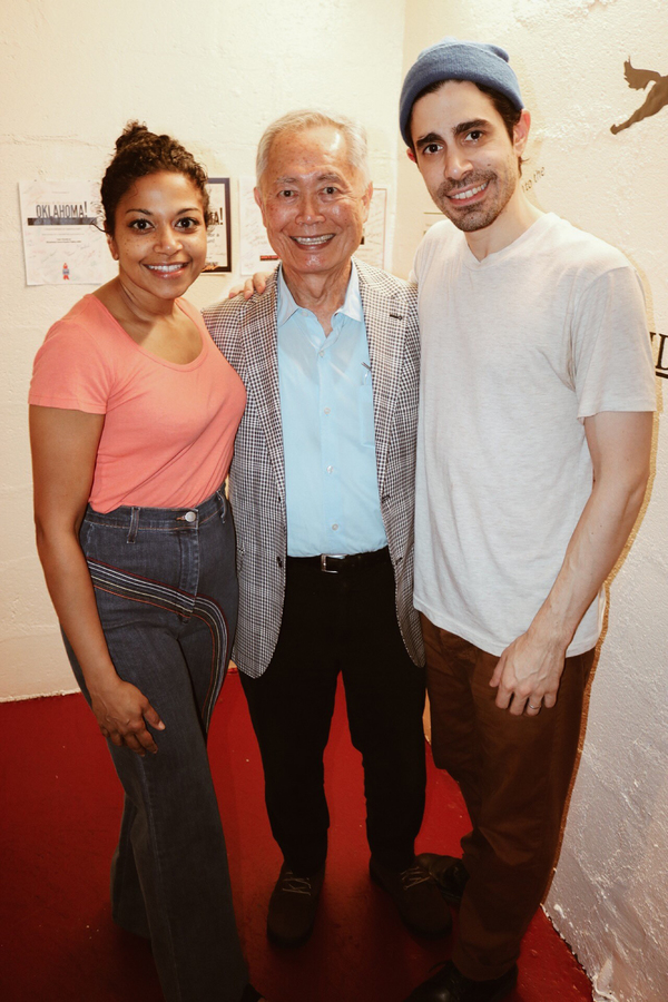 Photo Flash: George Takei Visits OKLAHOMA! Image