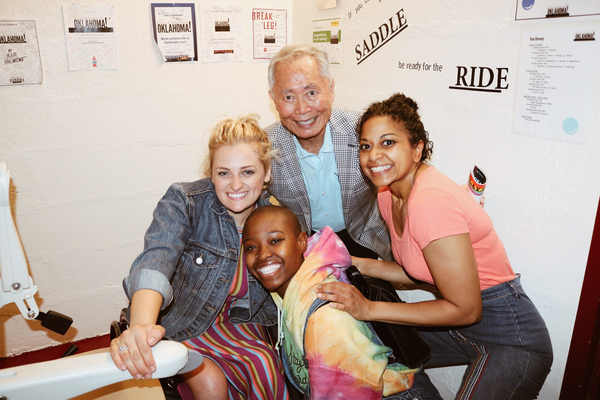 Photo Flash: George Takei Visits OKLAHOMA! Image