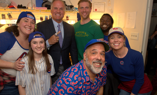 Veronica Garza, Elise Wolf, Ryne Sandberg (Hall of Famer and Chicago Cub), Brandon Da Photo