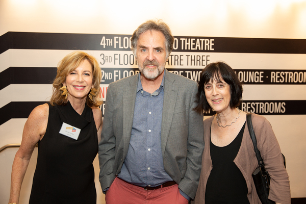 President Wendy Rowden, Playwrights Horizons Artistic Director Tim Sanford, and Manag Photo