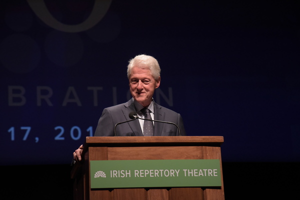 Photo Flash: Irish Rep Honors President Bill Clinton At 30th Anniversary Gala 