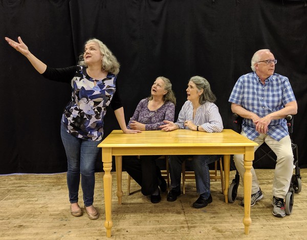 Photo Flash: In Rehearsal With SPEND YOUR KIDS' INHERITANCE At Helen Gardiner Phelan Playhouse Image