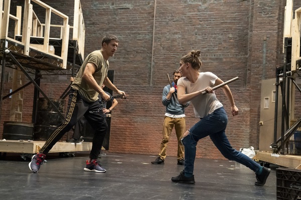 Photo Flash: In Rehearsal with The Public's CORIOLANUS  Image