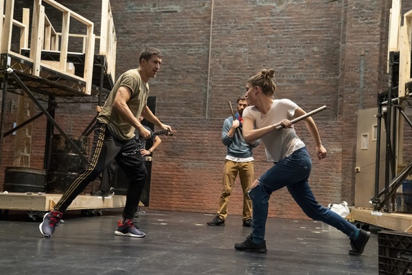 Photo Flash: In Rehearsal with The Public's CORIOLANUS Image