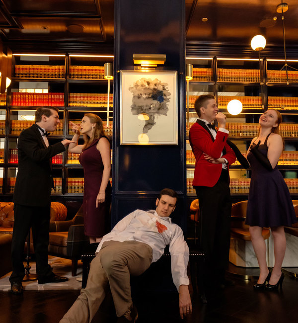 Photo Flash: High Stakes Productions Presents CLUED IN: AN IMPROVISED MURDER MYSTERY Image