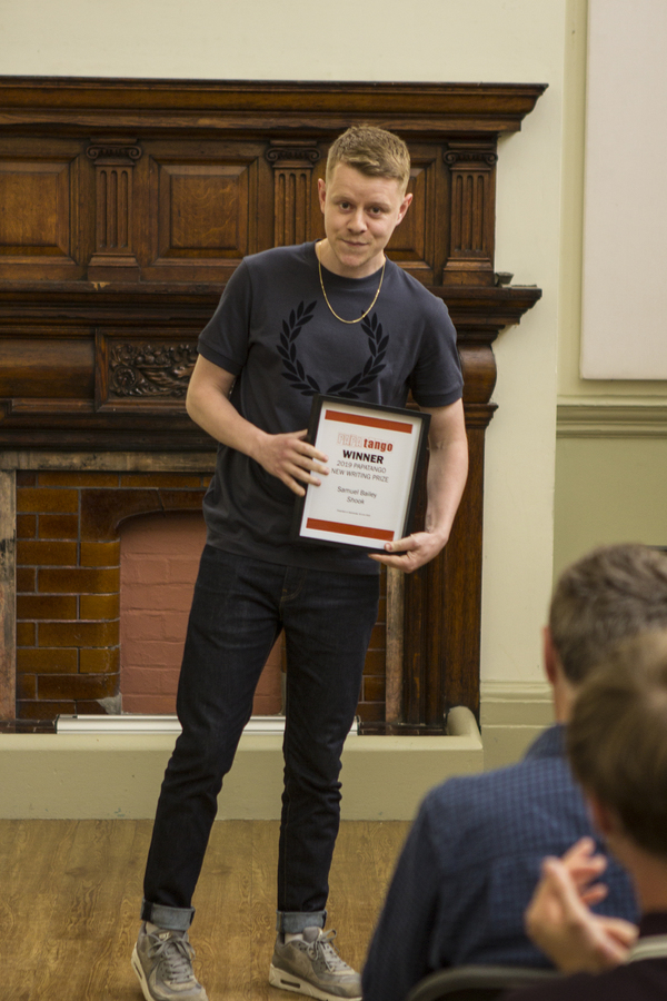 Photo Flash: Samuel Bailey Wins Eleventh Annual PAPAtango New Writing Prize Image