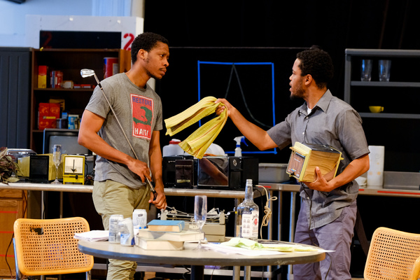 Photo Flash: In Rehearsal with Steppenwolf's TRUE WEST Image
