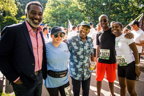 Norm Lewis, Meghan McCain, Al Roker, Deborah Roberts, and son Nick Photo