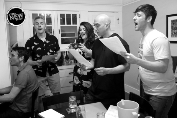 Photo Flash: In Rehearsal With the Cast Of A Little New Music's 20th Edition Image