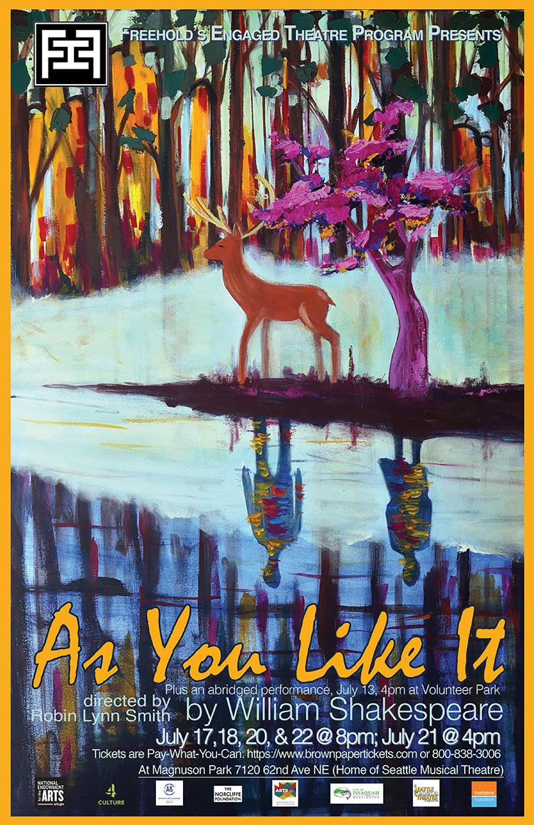 Freehold's Engaged Theatre Presents AS YOU LIKE IT this July Image