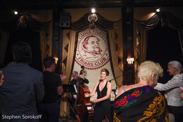 Photo Coverage: Marieann Meringolo Performs at the Friars Club & Joins The Legends On The Walls Image