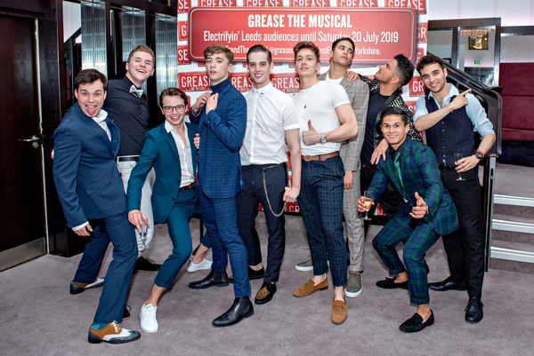 Photo Flash: The Cast of the UK and Ireland Tour of GREASE Meet the Press Image