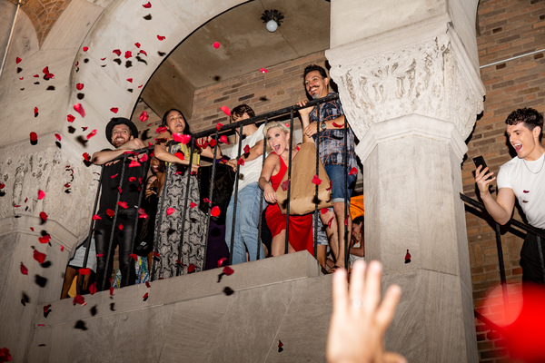 Photo Coverage: MOULIN ROUGE! Cast Celebrates First Preview on the Fire Escape at the Al Hirschfeld Theatre Image