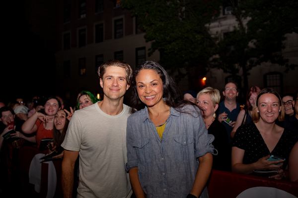 Photo Coverage: MOULIN ROUGE! Cast Celebrates First Preview on the Fire Escape at the Al Hirschfeld Theatre Image