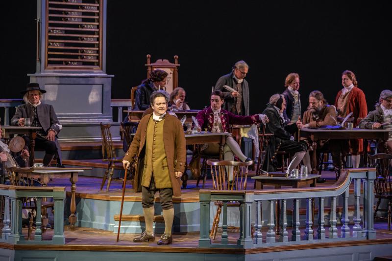 Review: 1776 at The Muny Shows Scuffles and Snags to Independence  Image