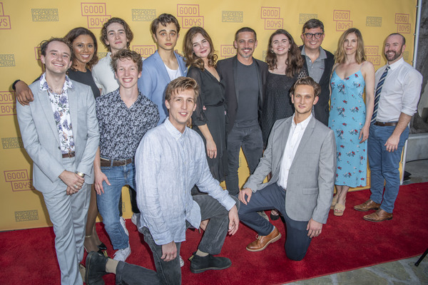 The cast of Good Boys at Pasadena Playhouse with Producing Artistic Director Danny Fe Photo