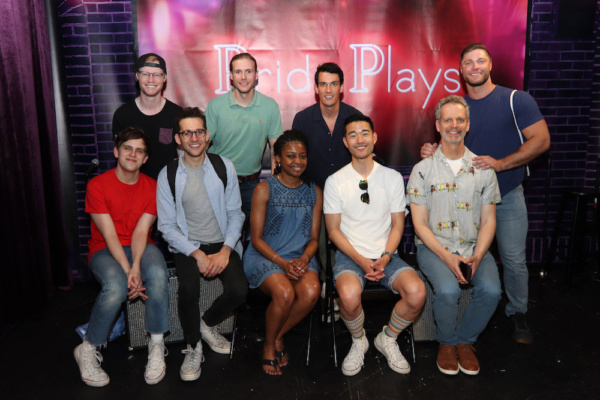 Seated: Taylor Trensch, Adam Chanler-Berat, Pascale Armand, Daniel K. Isaac, Patrick  Photo