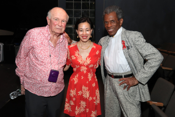 Terrence McNally, Lia Chang and Andre De Shields Photo